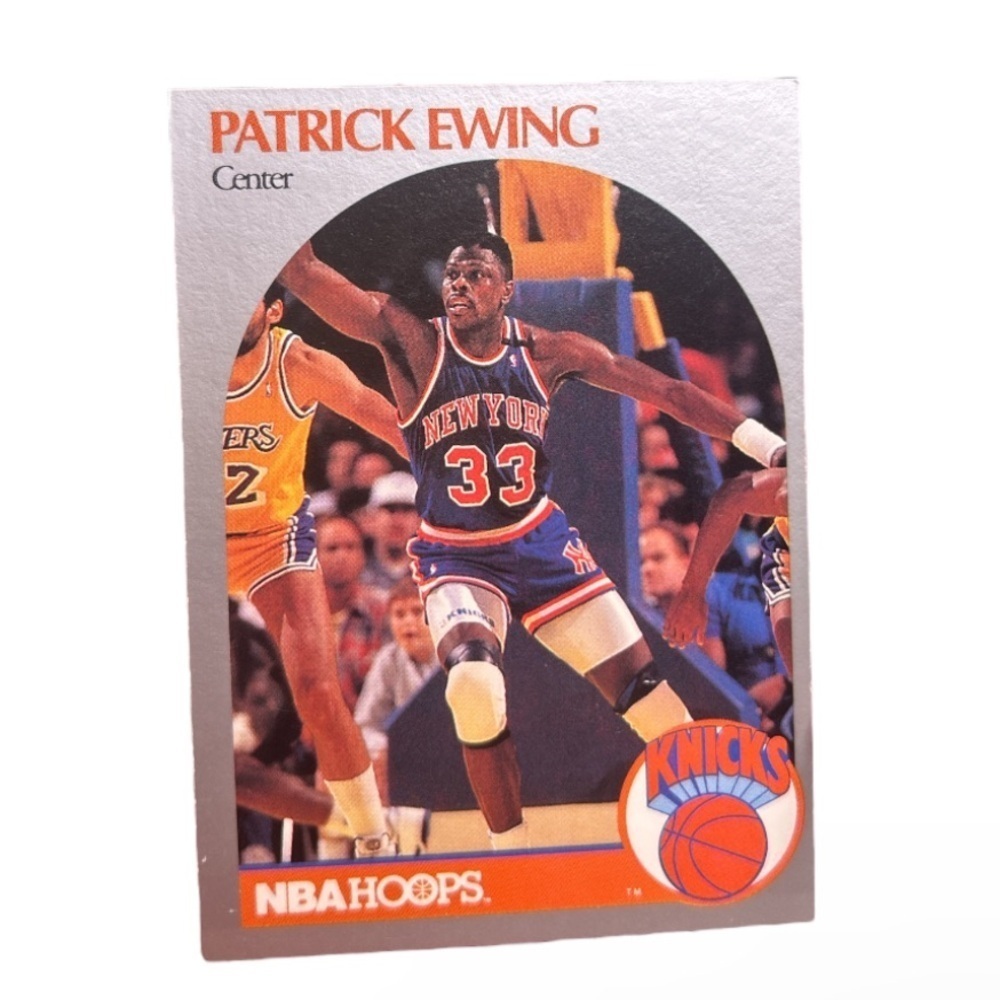 Patrick Ewing 1990 New York Knicks NBA HOOPS #203 Trading Card